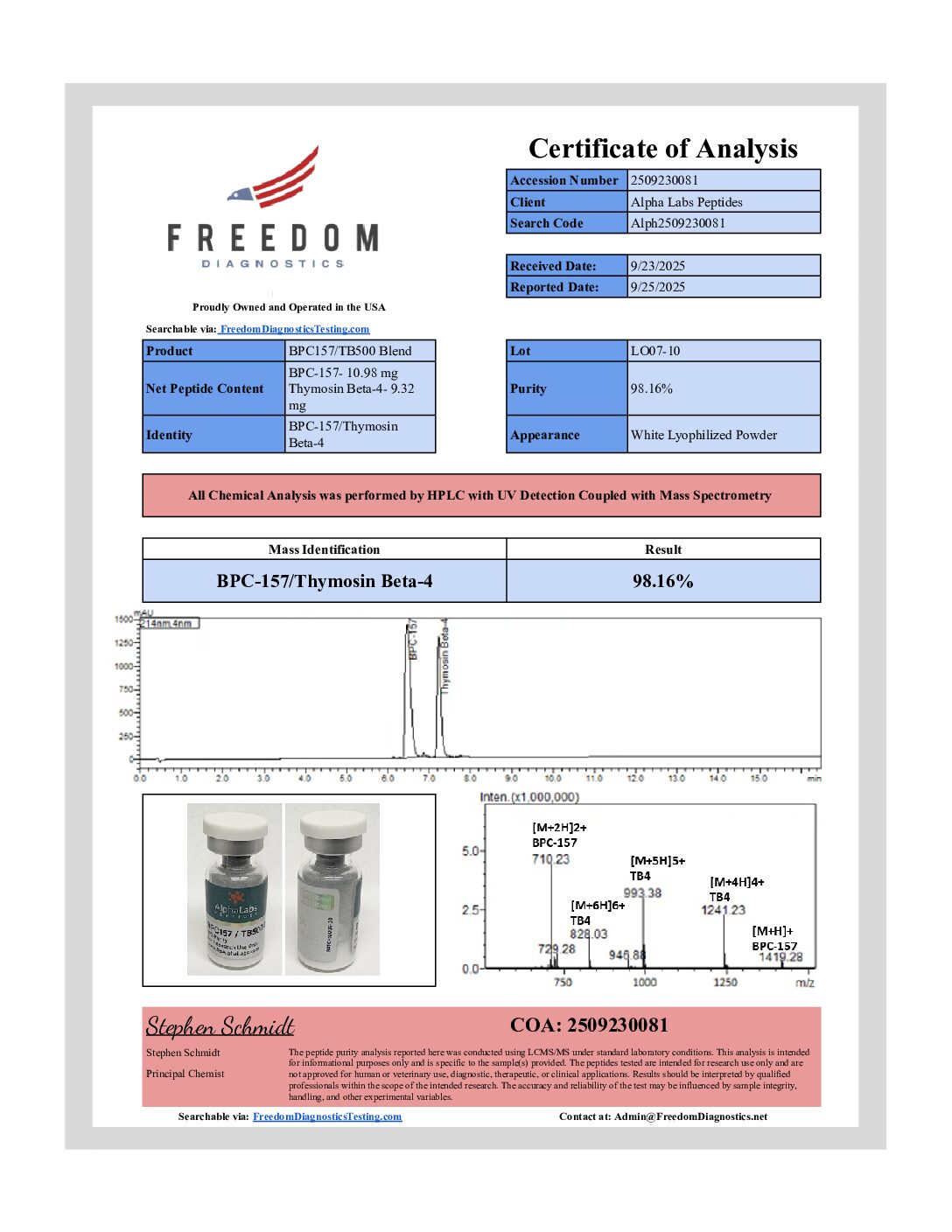 Blend: BPC-157 (10mg) / TB-500 (10mg) - Image 4