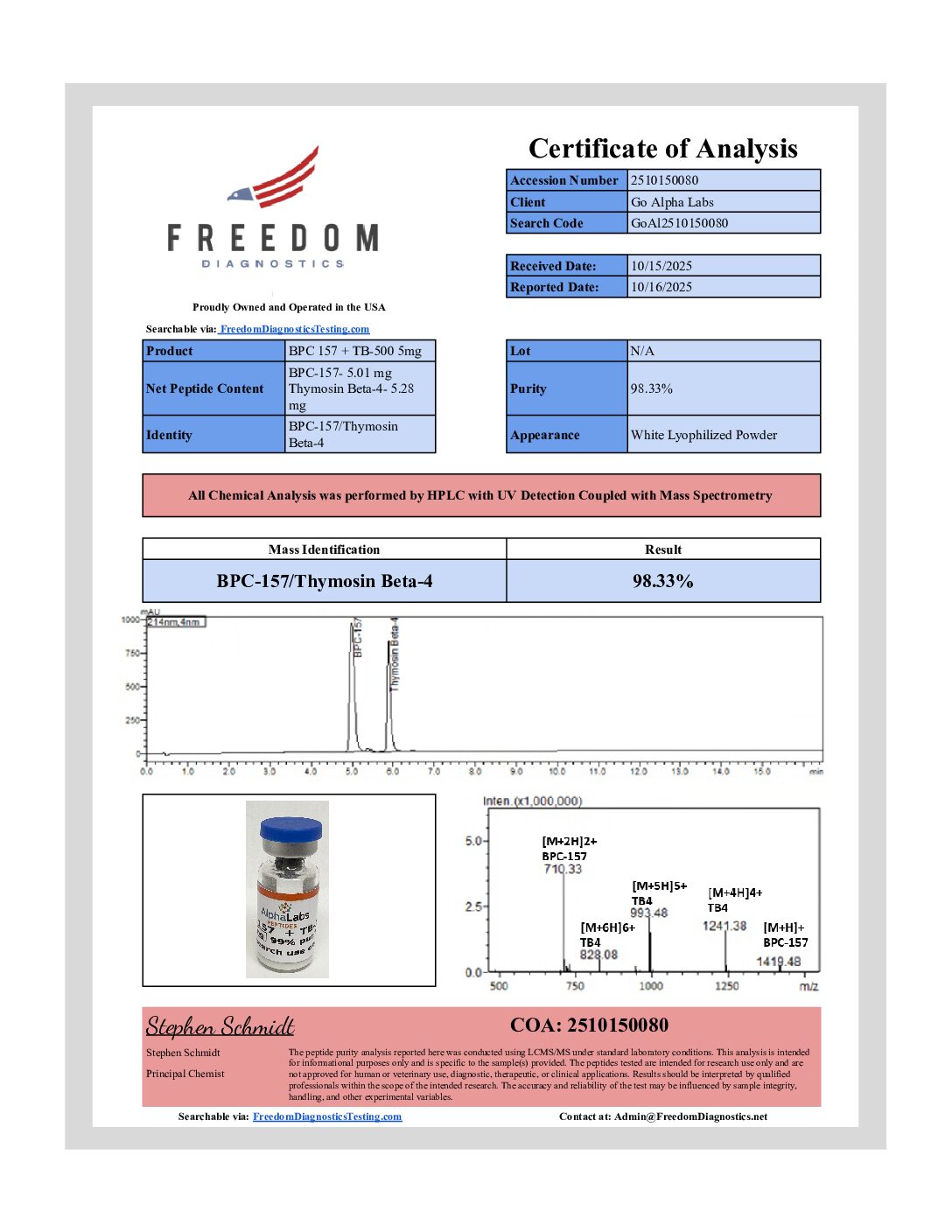 Blend: BPC-157 (5mg) / TB-500 (5mg) - Image 4