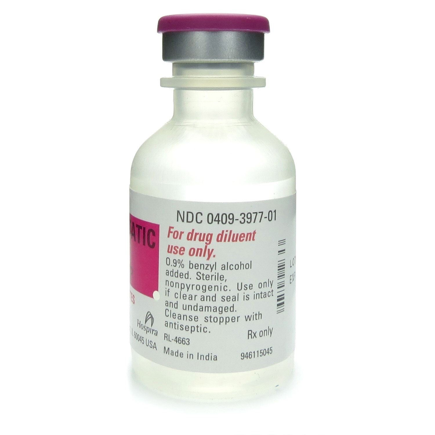 Bacteriostatic Water (30ML) (Hospira Brand) - Image 2